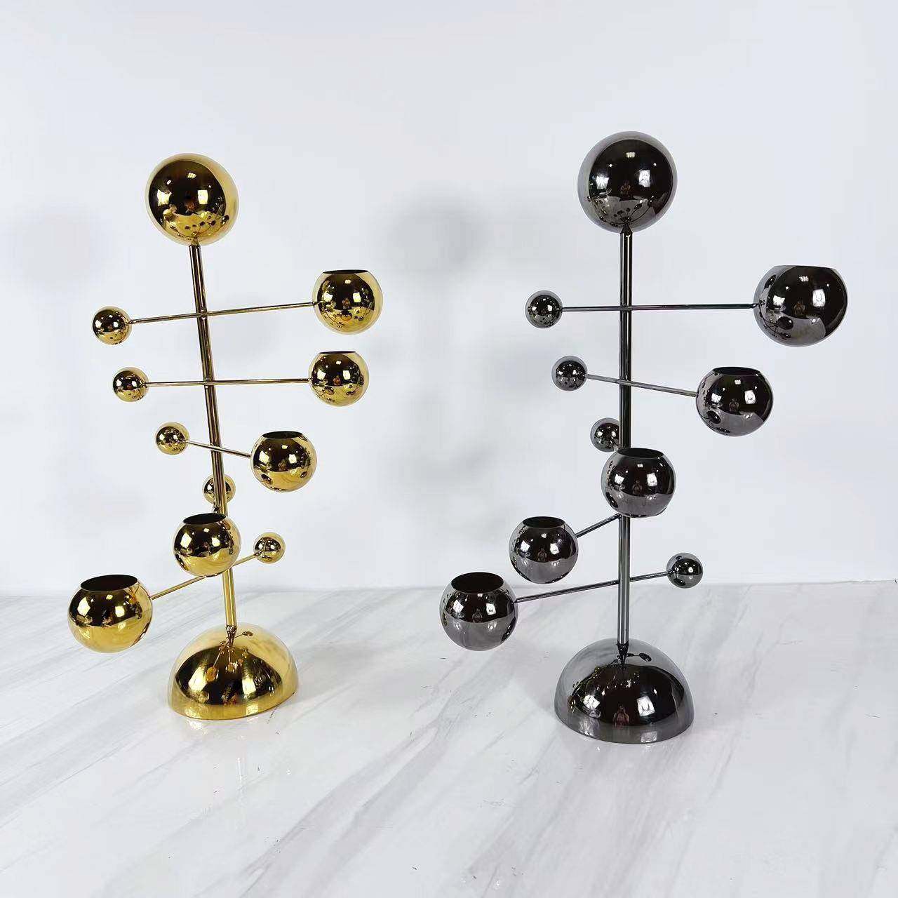 简约现代创意多层旋转层叠烛台金属软装饰品摆件餐桌样板间摆设,家装灯饰光源,其它灯具灯饰,淘宝优惠券,粉丝福利购,淘宝优惠卷