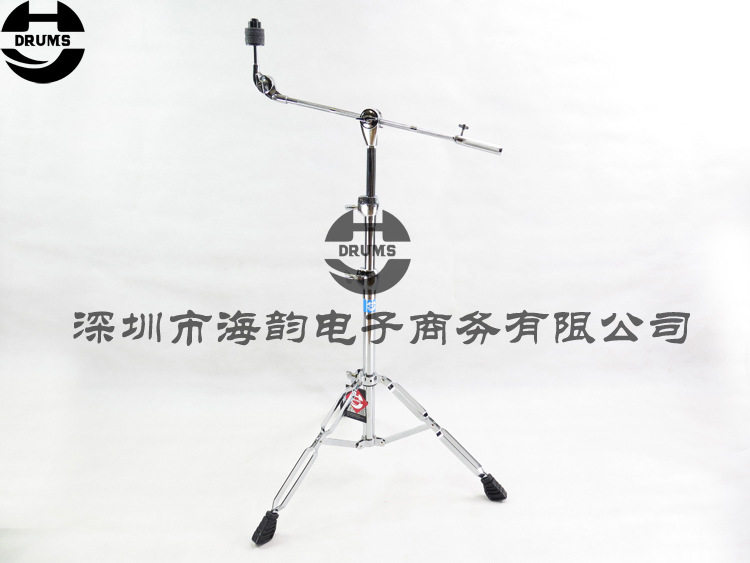 海韵打击乐HY DRUMS28mm三节直斜两用吊镲架镲片架镲片支架附配重