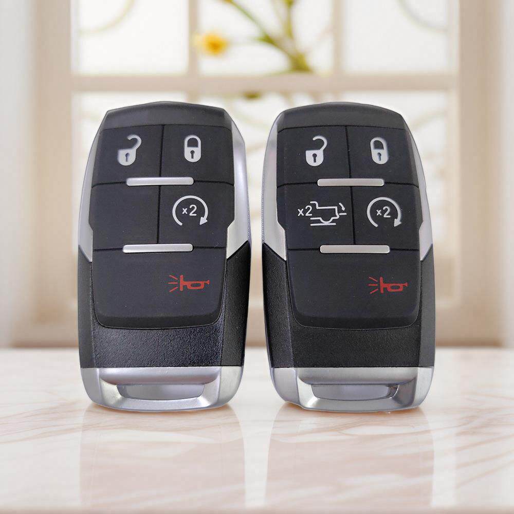 适用道奇RAM4键5键智能汽车钥匙遥控GQ4-76T兼容