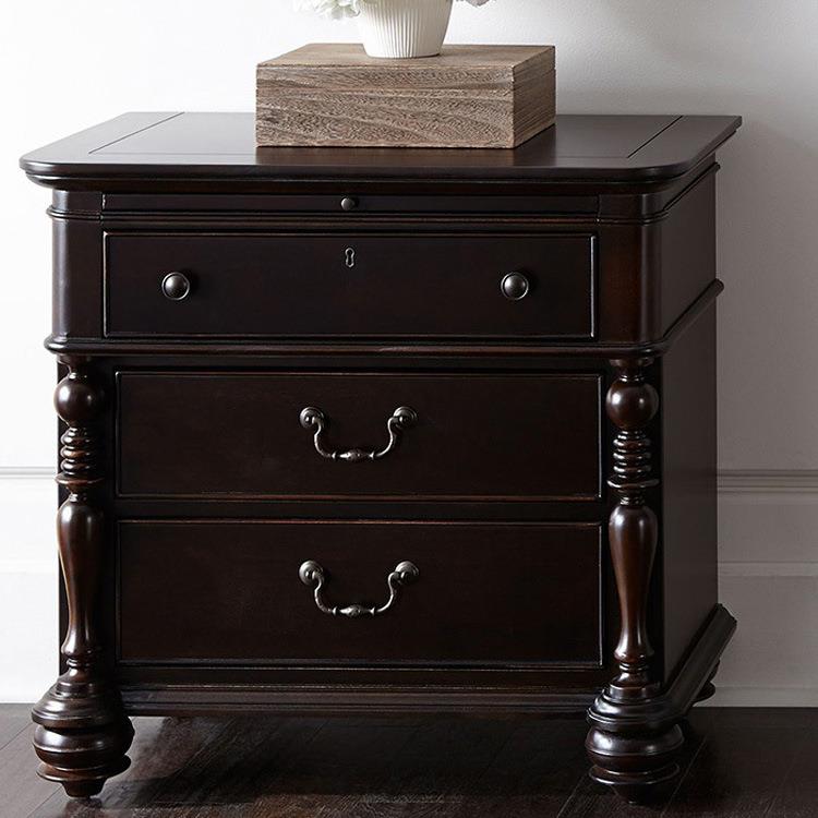 美式床头柜欧式实木床头柜法式古典卧室床头柜/储物柜/边柜