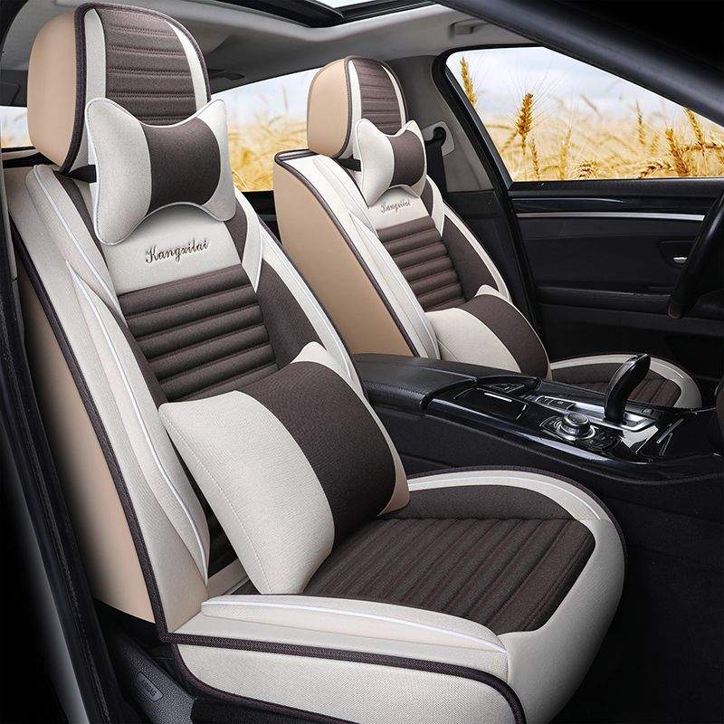 2021新款帕萨特280TSI/330TSI亚麻专用全包座套四季汽车坐垫