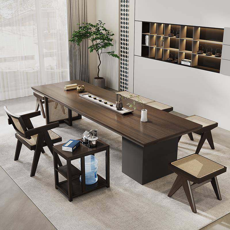 my新中式实木茶道桌藤编大板桌客厅家用茶几桌会客泡茶桌椅组合禅,鲜花速递/花卉仿真/绿植园艺,割草机/草坪机,淘宝优惠券,粉丝福利购,淘宝优惠卷