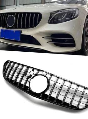 适用2015-2017款S级2门W217改装GT竖条中网原车替换