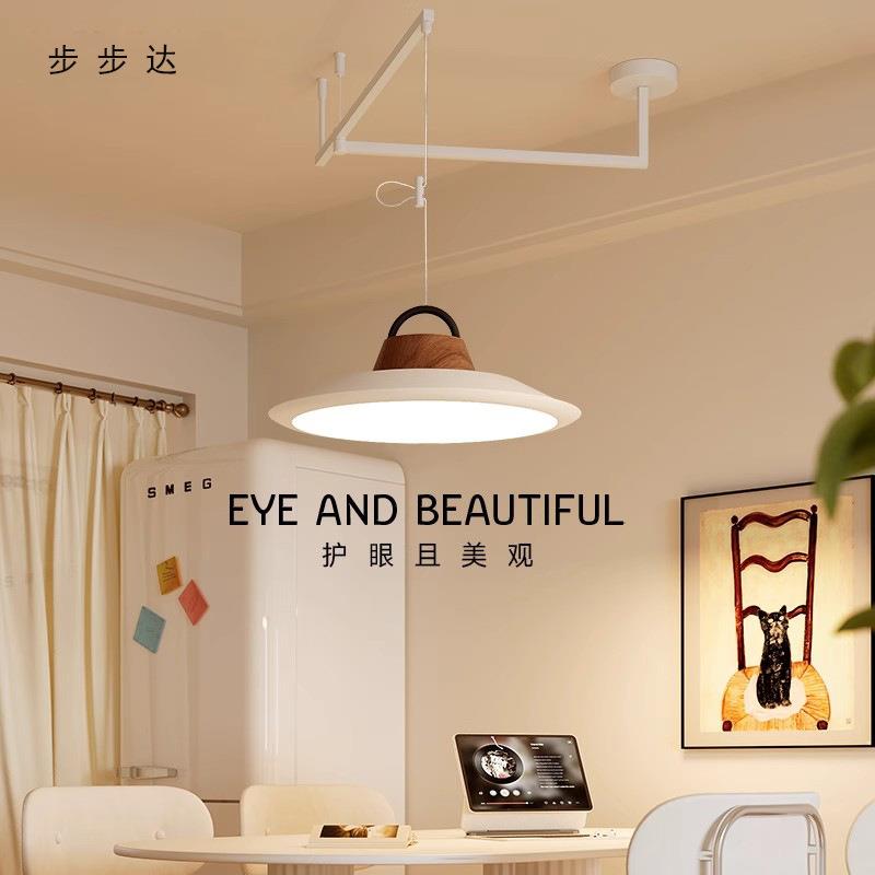 步步达复古摇臂餐厅吊灯vintage中古岛台吊灯可移位ph5渔夫帽灯具