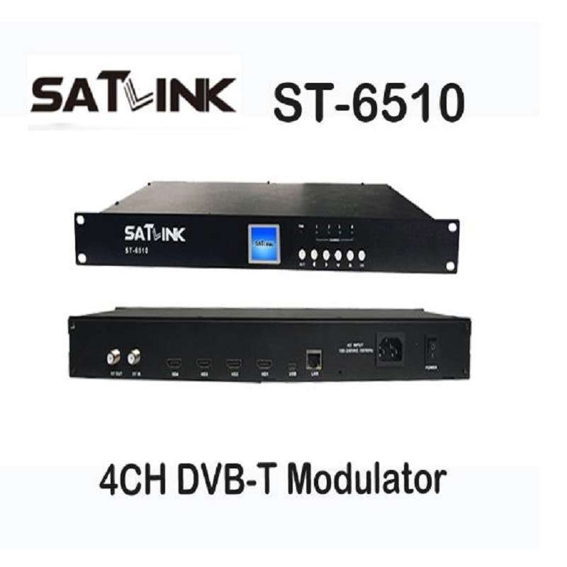 SATLINK ST-6510 4CH DVB-T Modulator 调制器 ST6510