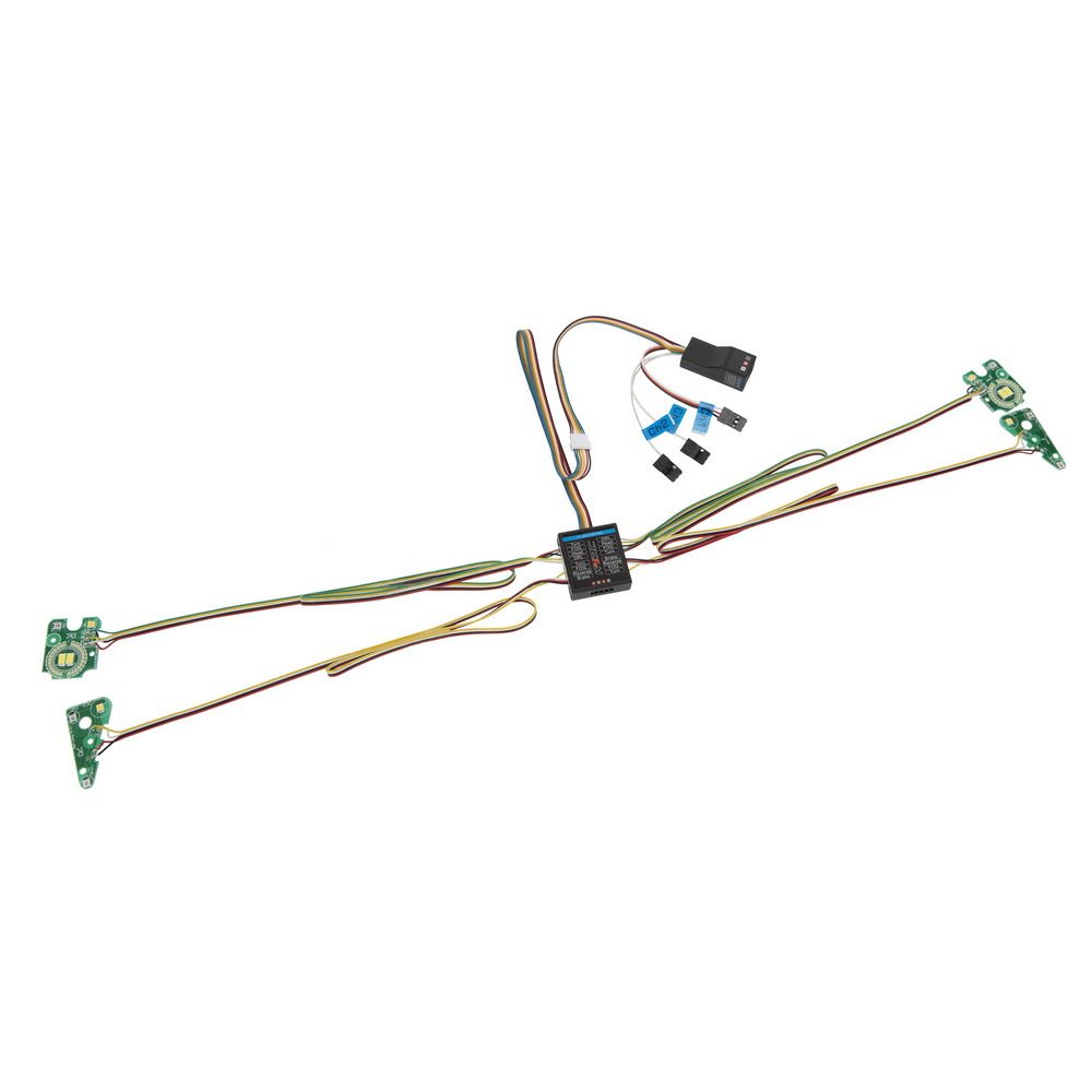 TRAXXAS TRX4联动灯组 路虎卫士联动车灯RC灯光组攀爬车无损安装