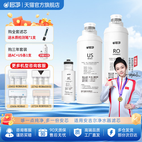 哆净适用安吉尔净水器滤芯J2861/J2666/J2604/J2731/J3305/US滤芯