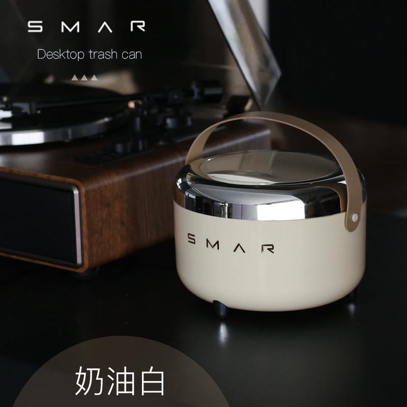 82n桌面垃圾桶家用台面办公室客厅床头卧室可爱车载收纳桶厨房垃