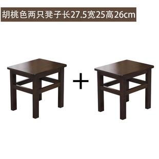 fc楠竹小凳子实木板凳方凳家用凳客厅茶几凳木凳餐桌椅凳成人矮凳