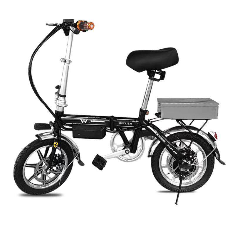 代驾外卖专用锂电池箱自行车电瓶盒子不锈钢外壳