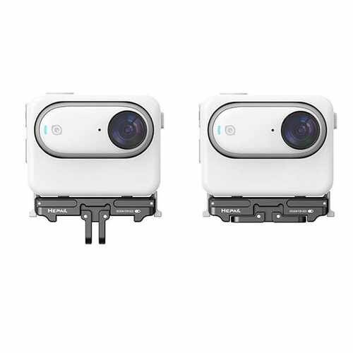 GO3S磁吸快拆用于Insta360 配件铝合金go3拇指运动相机磁吸转接头