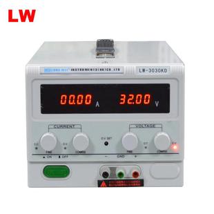 LW3030KD龙威直流稳压开关电源30V30A电镀老化测试LED电源