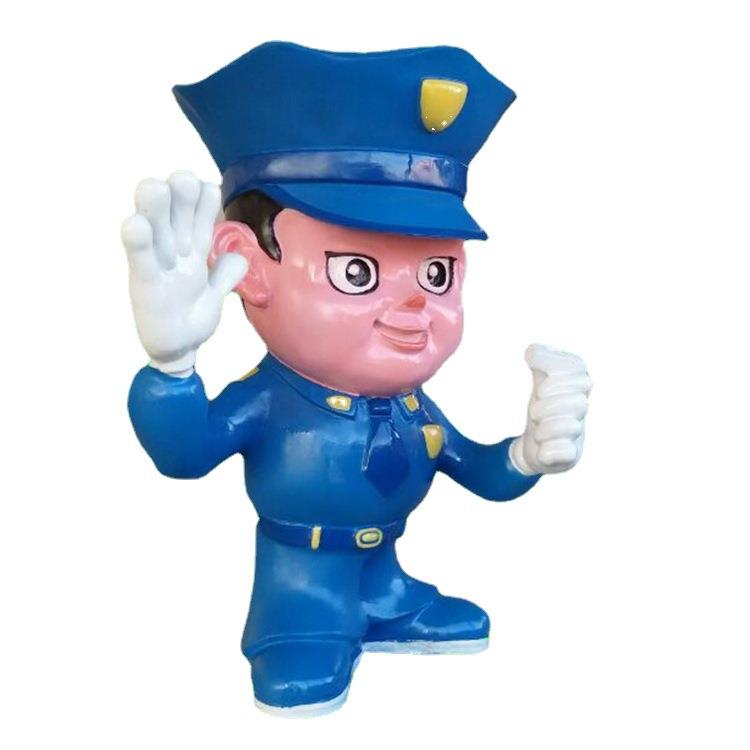 供应商场室内美陈落地装饰玻璃钢景观雕塑卡通人物雕塑摆件