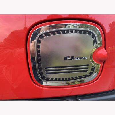 FJ酷路泽2007-2021FJCRUISER油箱盖油箱贴电镀件汽车装饰