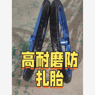 工地斗车实心轮胎子手推车斗车建筑工地加重工地斗车轮子实心轮胎