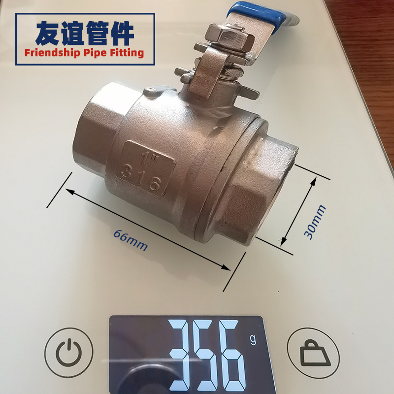 316不锈钢20球阀32阀门304高压25高温2分开关1寸水4分四分6分DN15