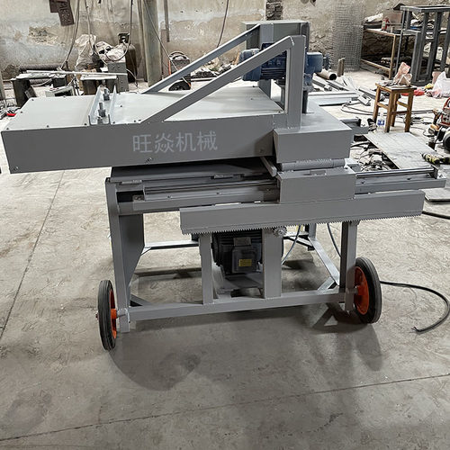 建筑工地废旧模板齐边定尺锯木托盘等宽锯梁帮梁底面板自动修边锯