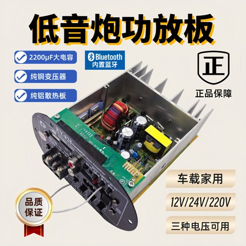 12V24V220V大功率蓝牙功放板