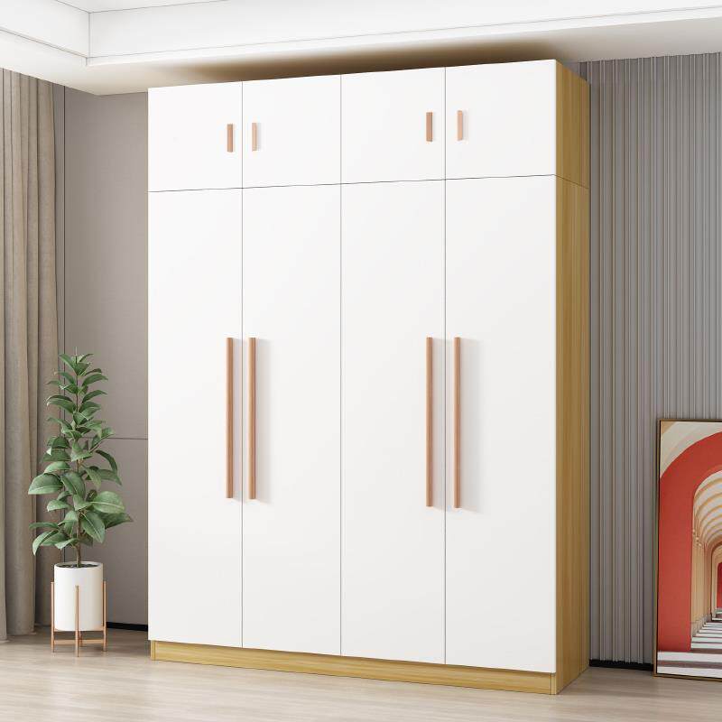 6现代简约衣橱衣柜型用卧室R简易出租房用组家装小型实木经济LON