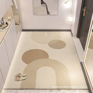 油奶风高入ltao7582户门地垫可裁剪端门入户玄关脚垫耐脏入门地毯