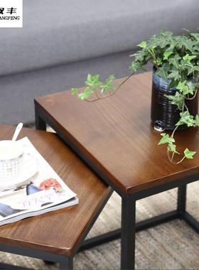 家用客厅组实木边几合正方你形榻榻米几茶沙发简约迷86777桌子多功能
