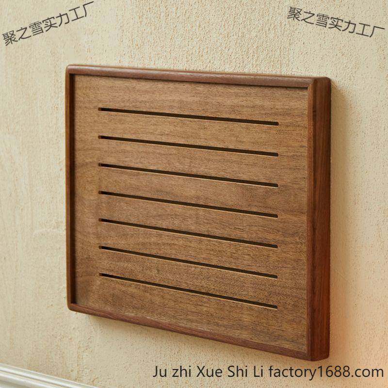 遮AL100745电箱装饰画胡配桃木网弱表电箱盖板挡多媒体挂画实木电