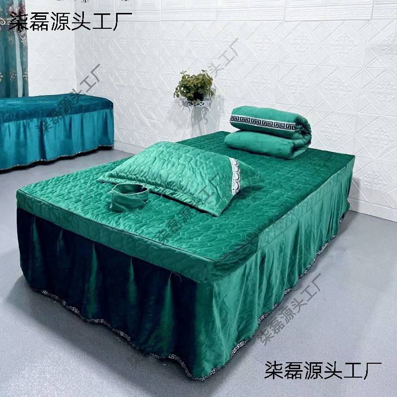 院泰式按摩床带洞大床罩加宽加大1.2床1米床床罩足浴床单