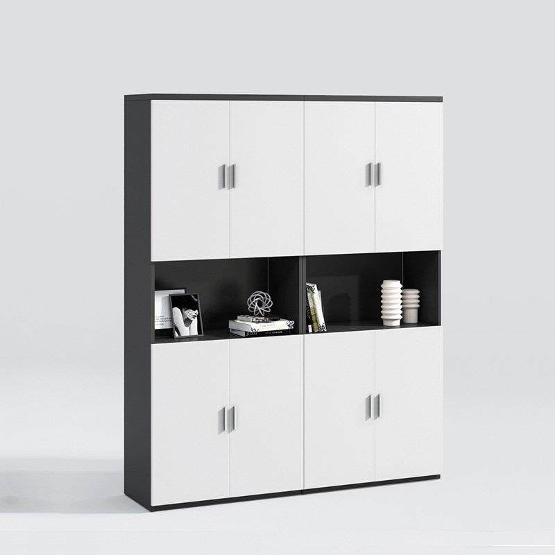 汉匠木质架文件柜资1442料案柜办公室书带档锁柜子板柜式书茶水储