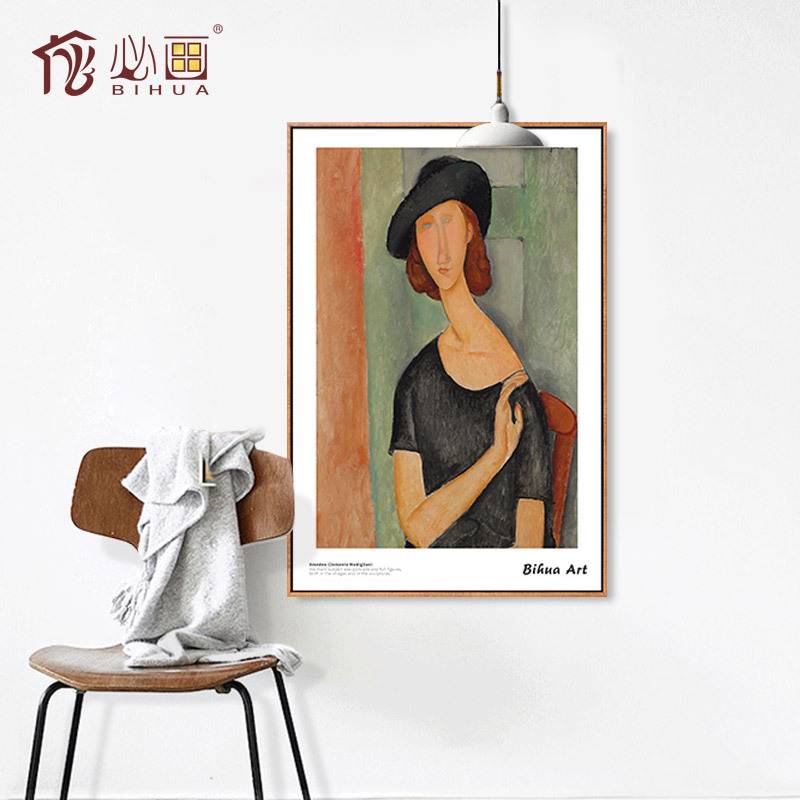 装饰画厂家 欧式油画画家塞尚油画玄关挂画客厅沙发背景壁画图片