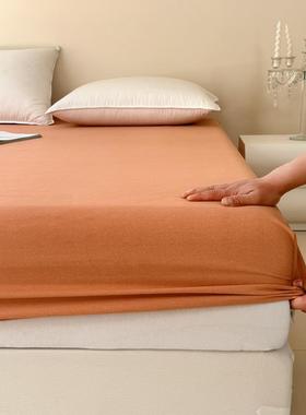 棉磨新床毛笠罩加厚全ADS棉床单套单件宿舍0紫色床垫保护罩225年