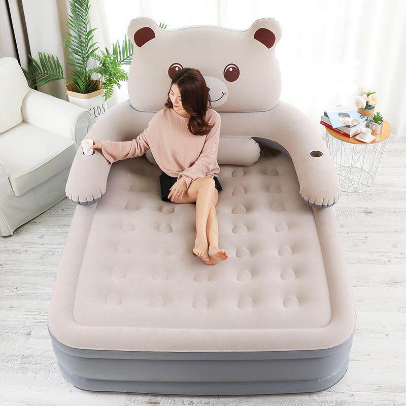 单高人佳嘉优00气床双人垫加厚折叠床卡通加充气床垫室午休床家用