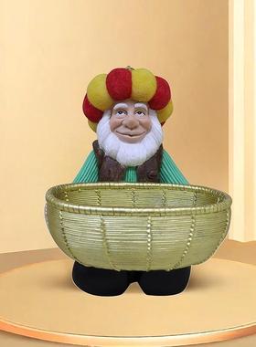 热销脂工艺品中纳东节日纪品桌面摆饰念玄关家居收盒树22102404中