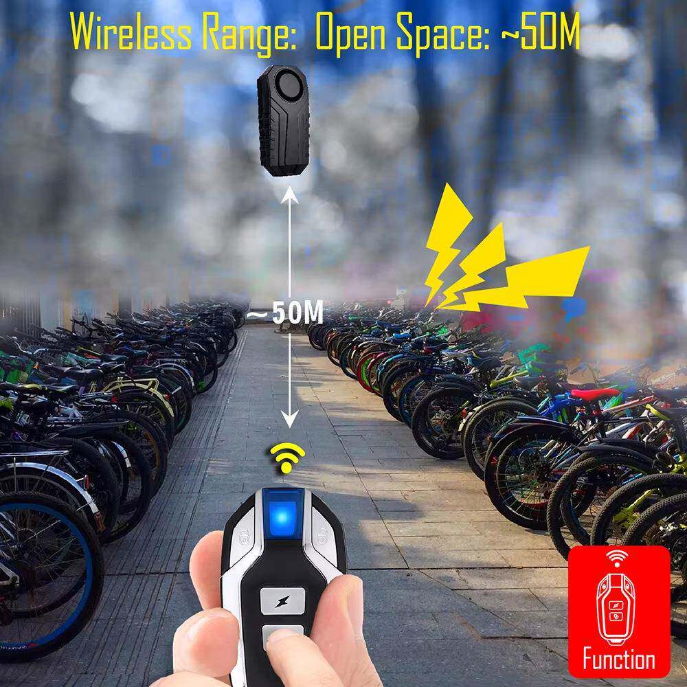 主机防水远距无双线遥离控防盗震警动报警器自行车震动报器SFSF22