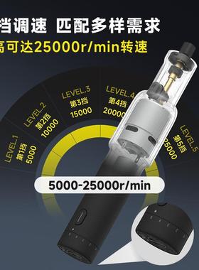 小工具电磨笔小型手持电动工具套猴装文玩刻雕打磨抛光切割磨DDA