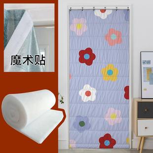 寒冬季 保温防帘风打纯简易孔挂钩门卧室厨OWH房防油防遮挡帘