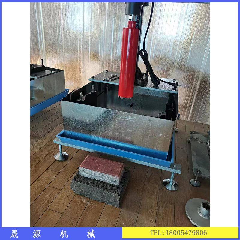 实室混凝土钻孔取钻芯机小型水泥地址勘探样PIB机验砌块孔取芯取