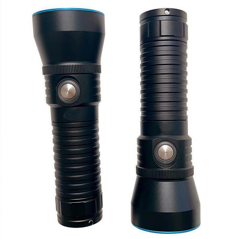 LED水手电筒F潜1单赶L2强光海打捞照明2无品牌/6650手电L2潜水颗