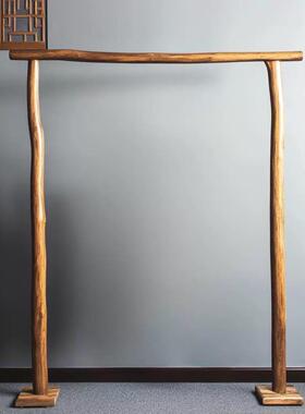 实木落地衣用帽架服装店陈43611架实橱窗展示衣帽架家卧室纯木挂