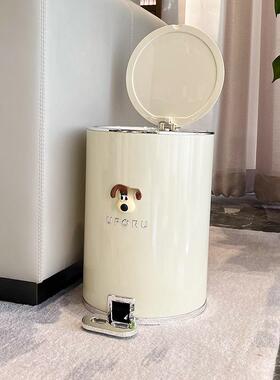 轻奢脚踩圾753FQmEi桶盖大容量高颜值脚带踏式客厅网红家用厨垃房