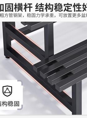 不R614锈钢花置物架阳台户外院架室外花庭架子防水防晒202铁艺多