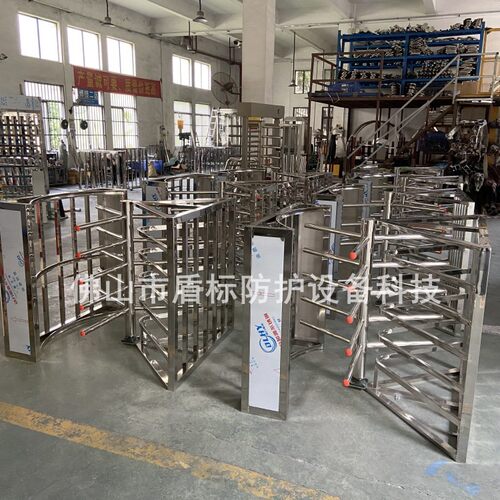 不锈钢栅栏辊闸 出入口单项三辊闸 高明工厂入口手动单向旋转门