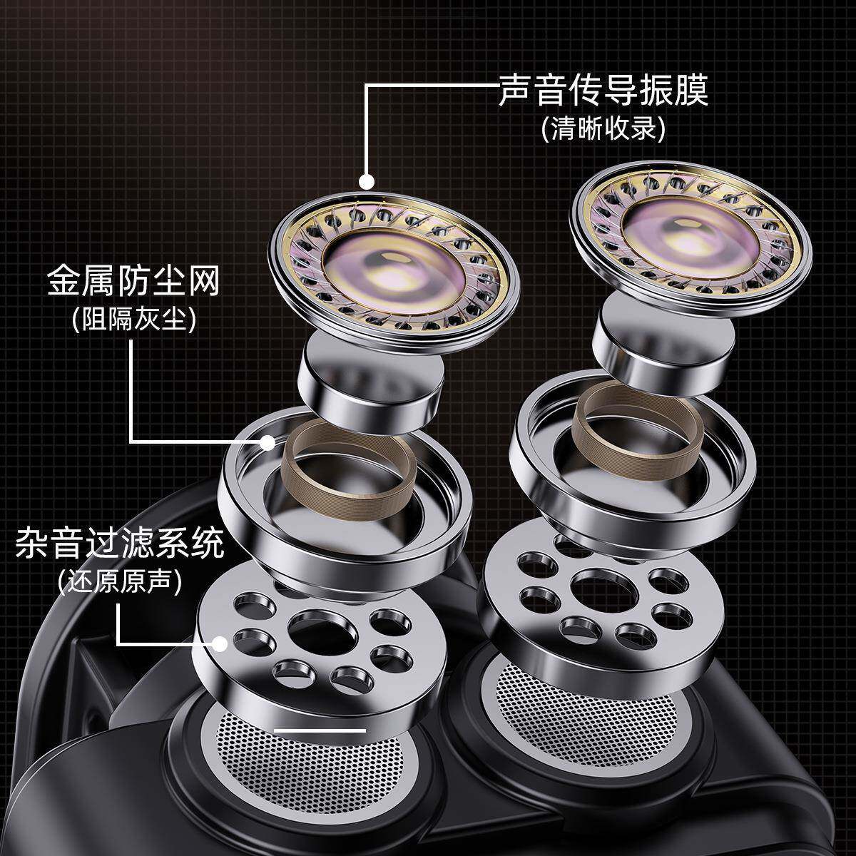 新无线领夹麦款克风Q9双咪头清无品牌/音智能降噪户外直播迷晰收你话筒