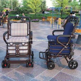 便携家用老人代步车可叠购物四轮买年车可推nyqDRGpJ菜可坐收折纳