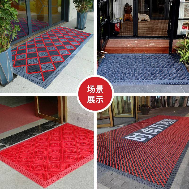 门口地垫进门家用室外入户门垫酒店大门防滑脚垫商用塑料地毯