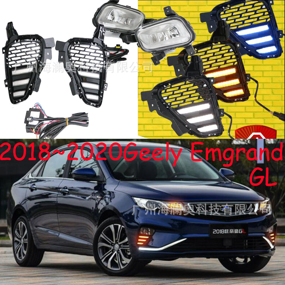 吉利帝豪GL日行灯前雾灯LED日间行车灯2018~2020款