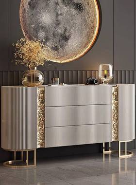 意式轻奢斗柜入高档餐边柜实木层板57203户玄关柜隔别多墅客厅断