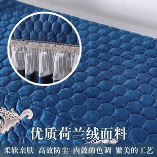新款 钢琴盖欧布罩全罩布艺琴套半罩 典雅大气钢琴防尘加ZG 678厚式