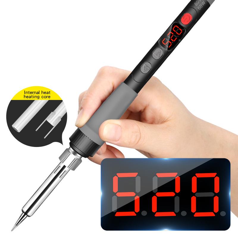 跨境式热销款可调温内热60XFA表电烙铁工具包套焊装万用家用维修
