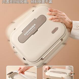 31锈F99H9MJ66L不当钢饭盒上班族保温号便餐分盒成人大容量格餐盘