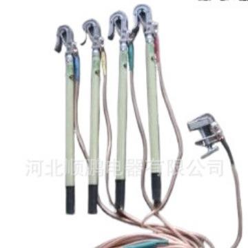 1FGZ0KV高压双舌地铜接地线棒户外线路透明接软线25平方国标检测